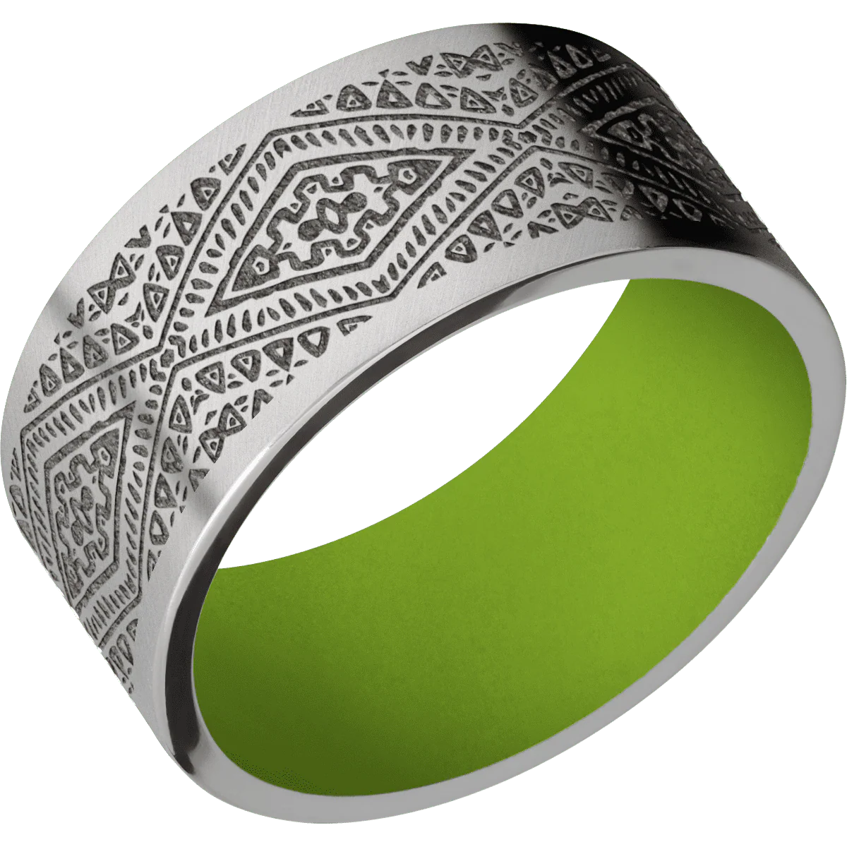 Titanium + Anglesatin Finish + Zombie Green - Image 2