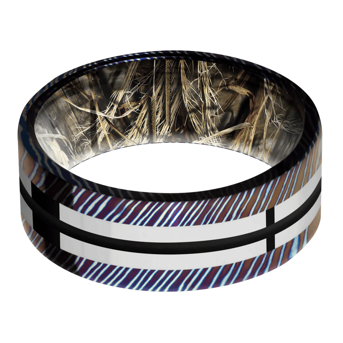 Titanium Damascus + Polish Finish + RealTree Advantage Max-4 - Image 3
