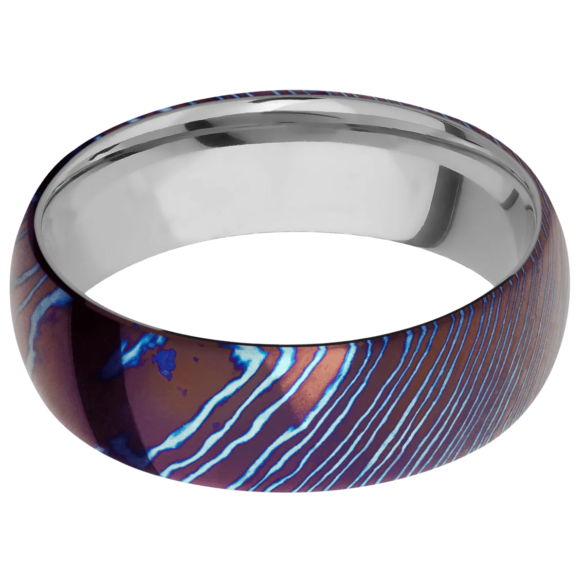 Titanium Damascus + Polish Finish + Titanium - Image 3