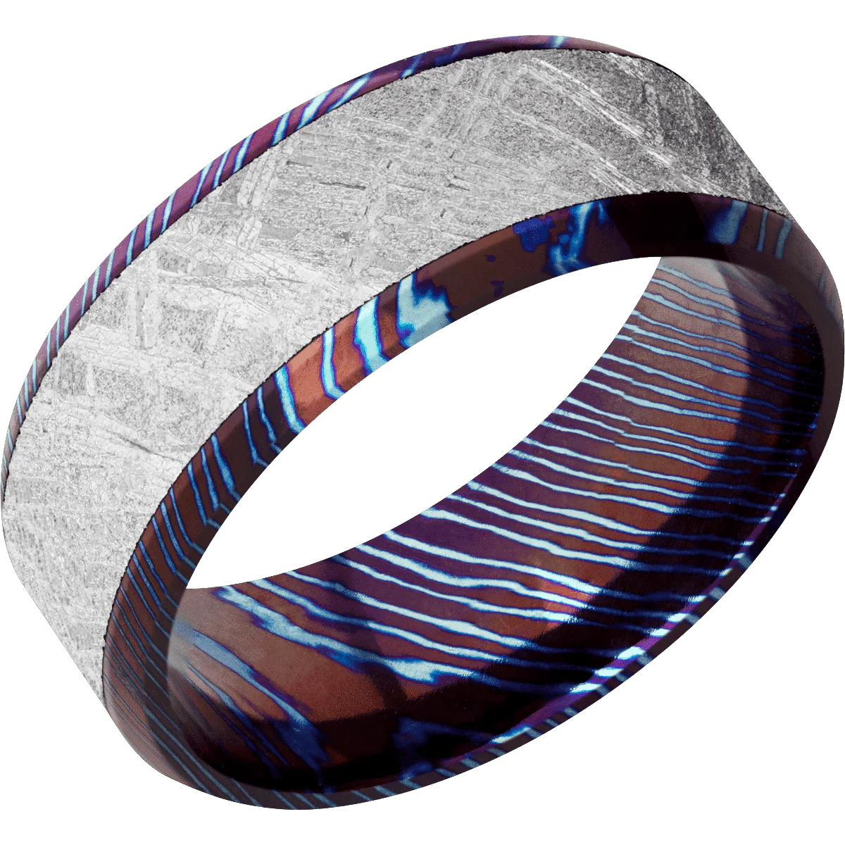Titanium Damascus + Polish , Polish Finish - Image 2