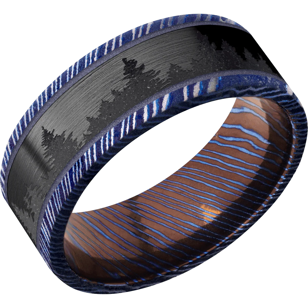 Titanium Damascus + Satinetched Finish - Image 2
