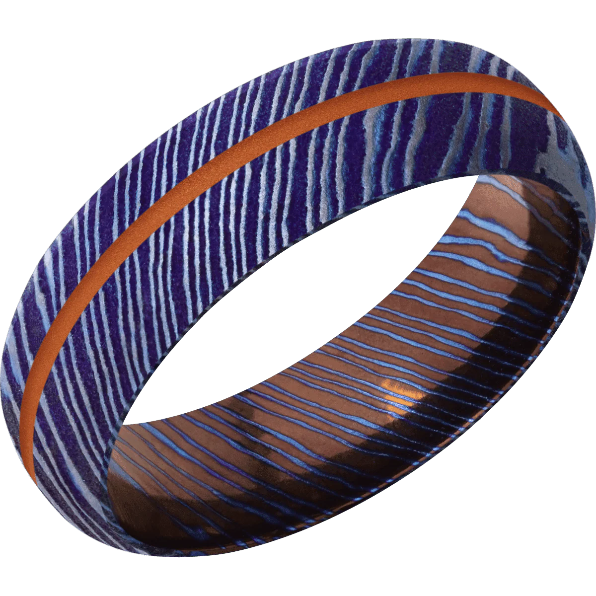 Titanium Damascus + Satinetched , Satinetched Finish - Image 2