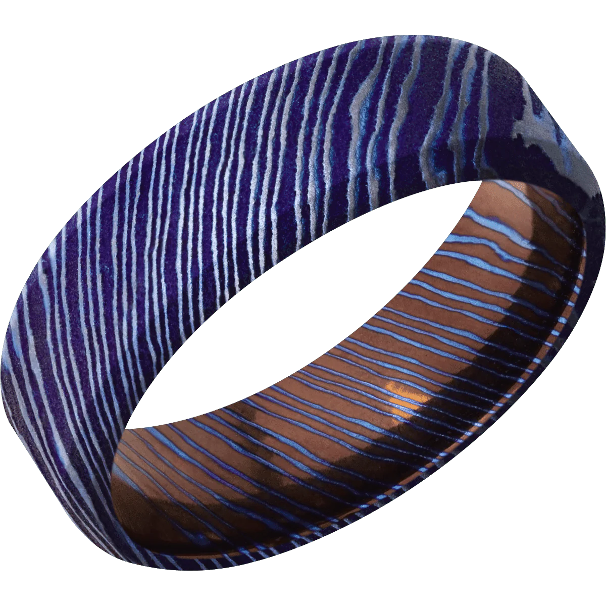 Titanium Damascus + Satinetched , Satinetched Finish - Image 2
