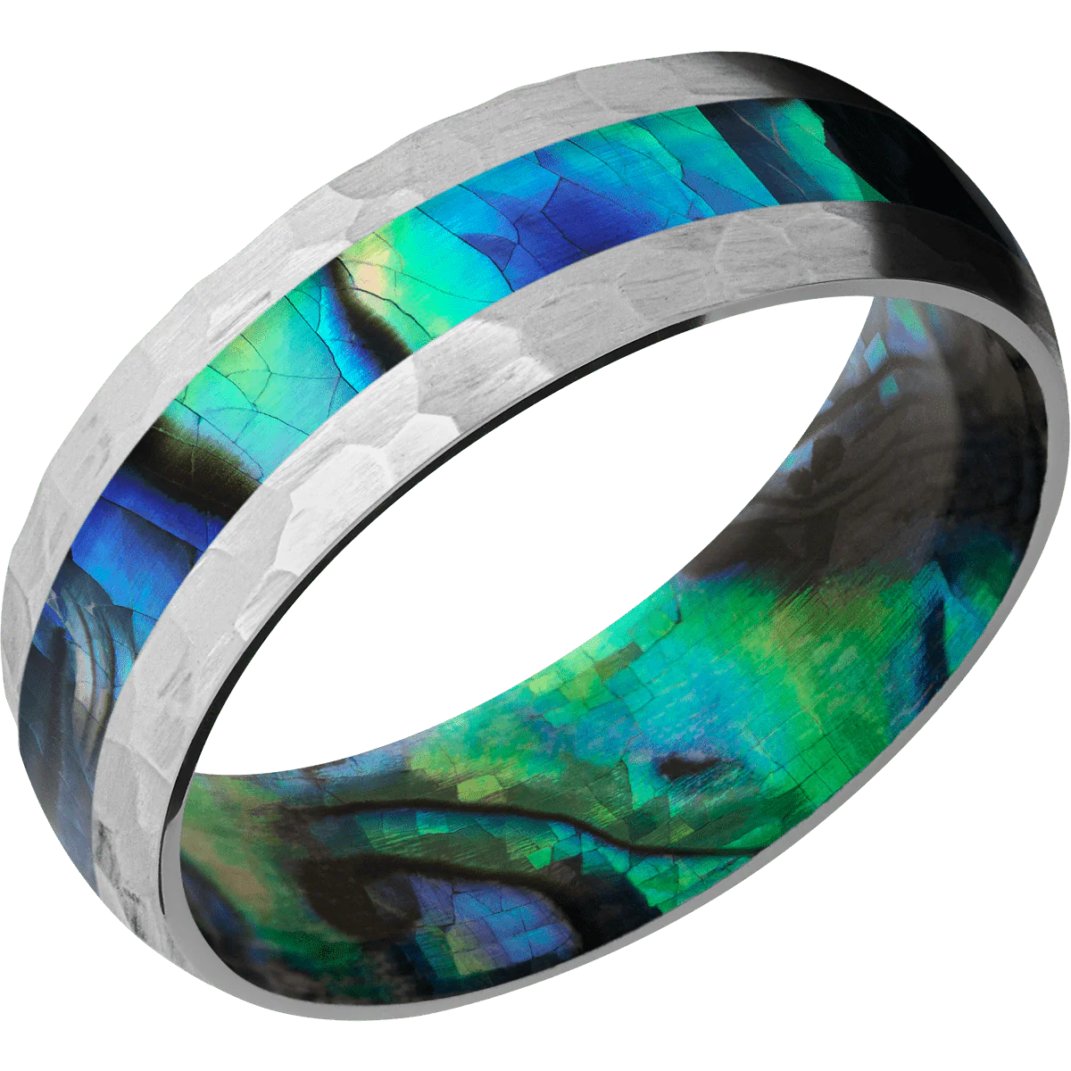 Titanium + Hammer Finish + Abalone - Image 2