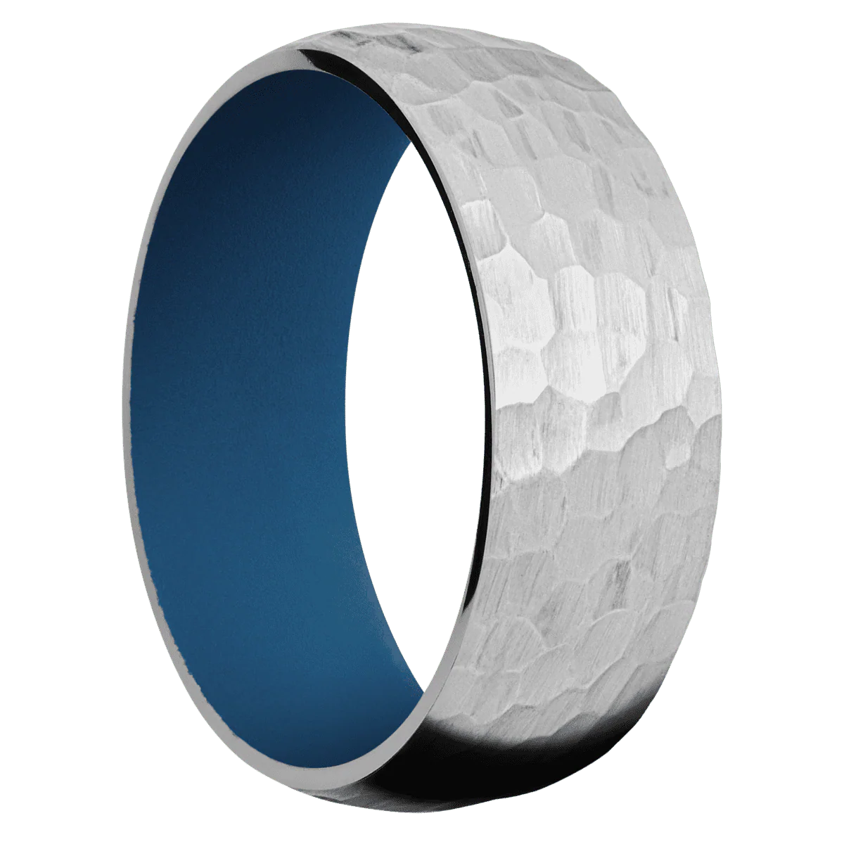 Titanium + Hammer Finish + Ridgeway Blue