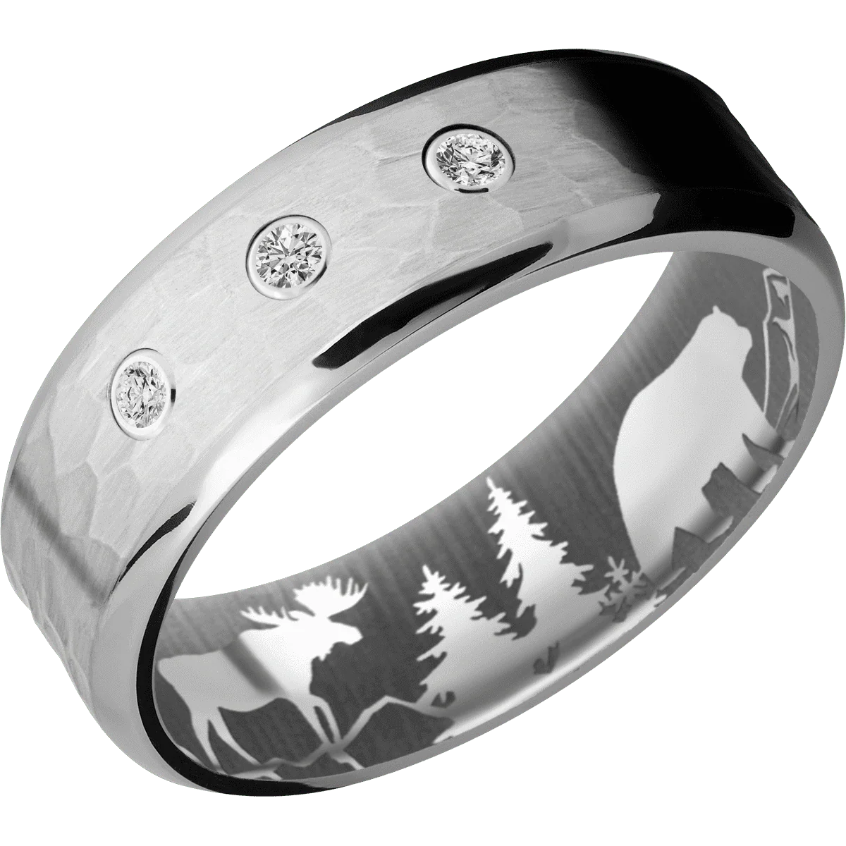 Titanium + Hammer , Polish Finish - Image 2