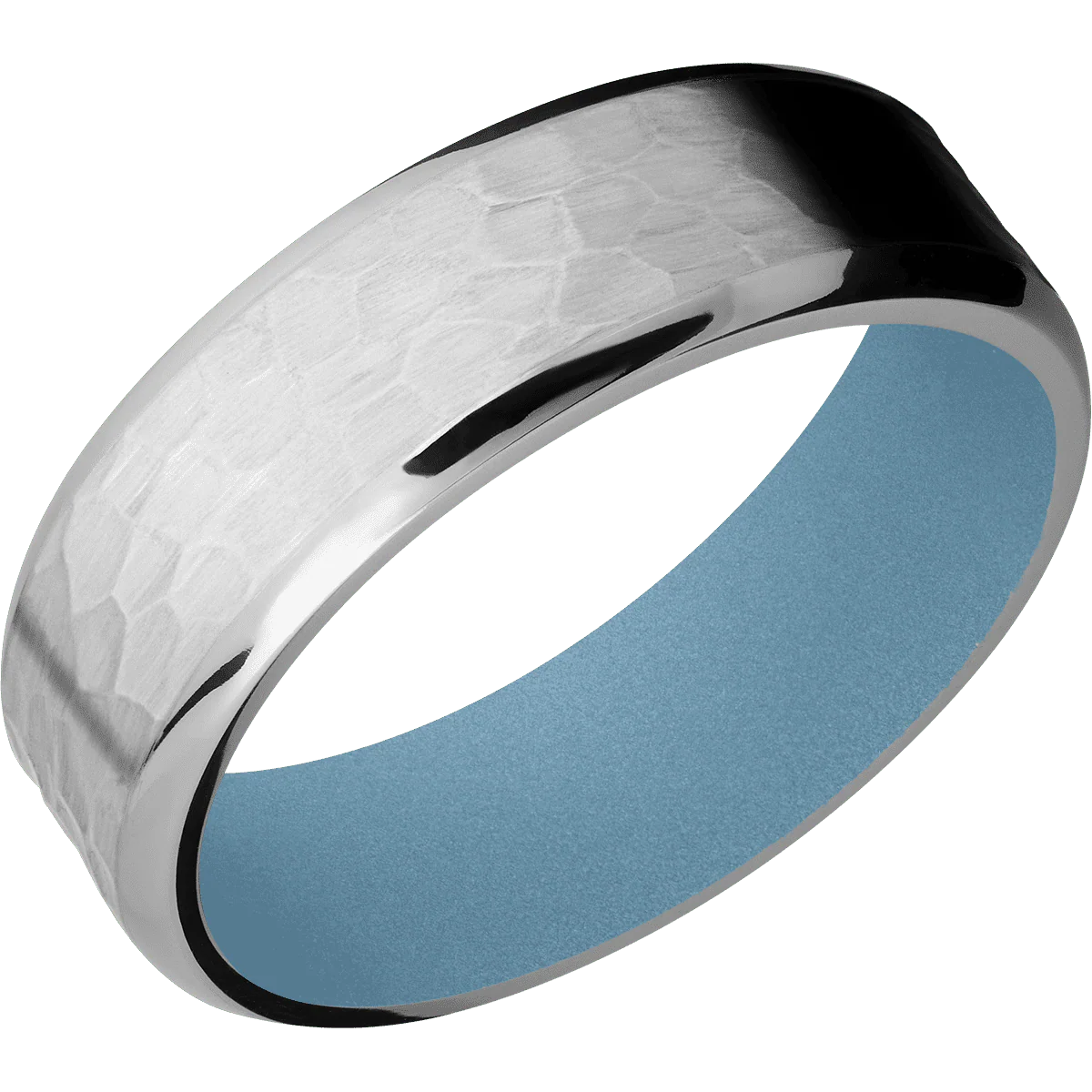 Titanium + Hammer , Polish Finish + Polar Blue - Image 2