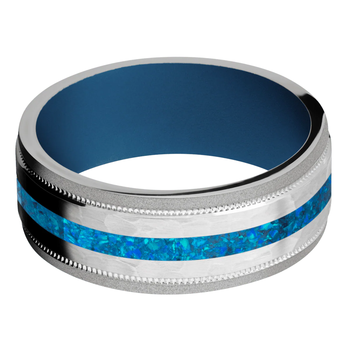 Titanium + Hammer , Sand Finish + Ridgeway Blue - Image 3