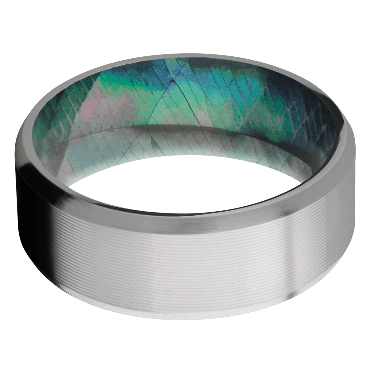 Titanium + Machine , Satin Finish + Black Mother of Pearl - Image 3