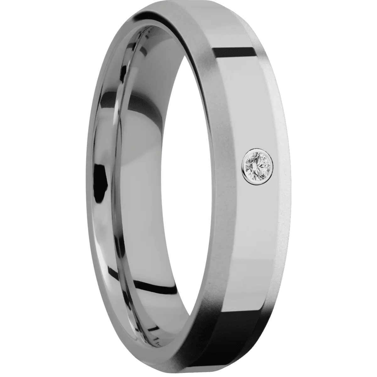 Titanium + Polish , Bead Finish