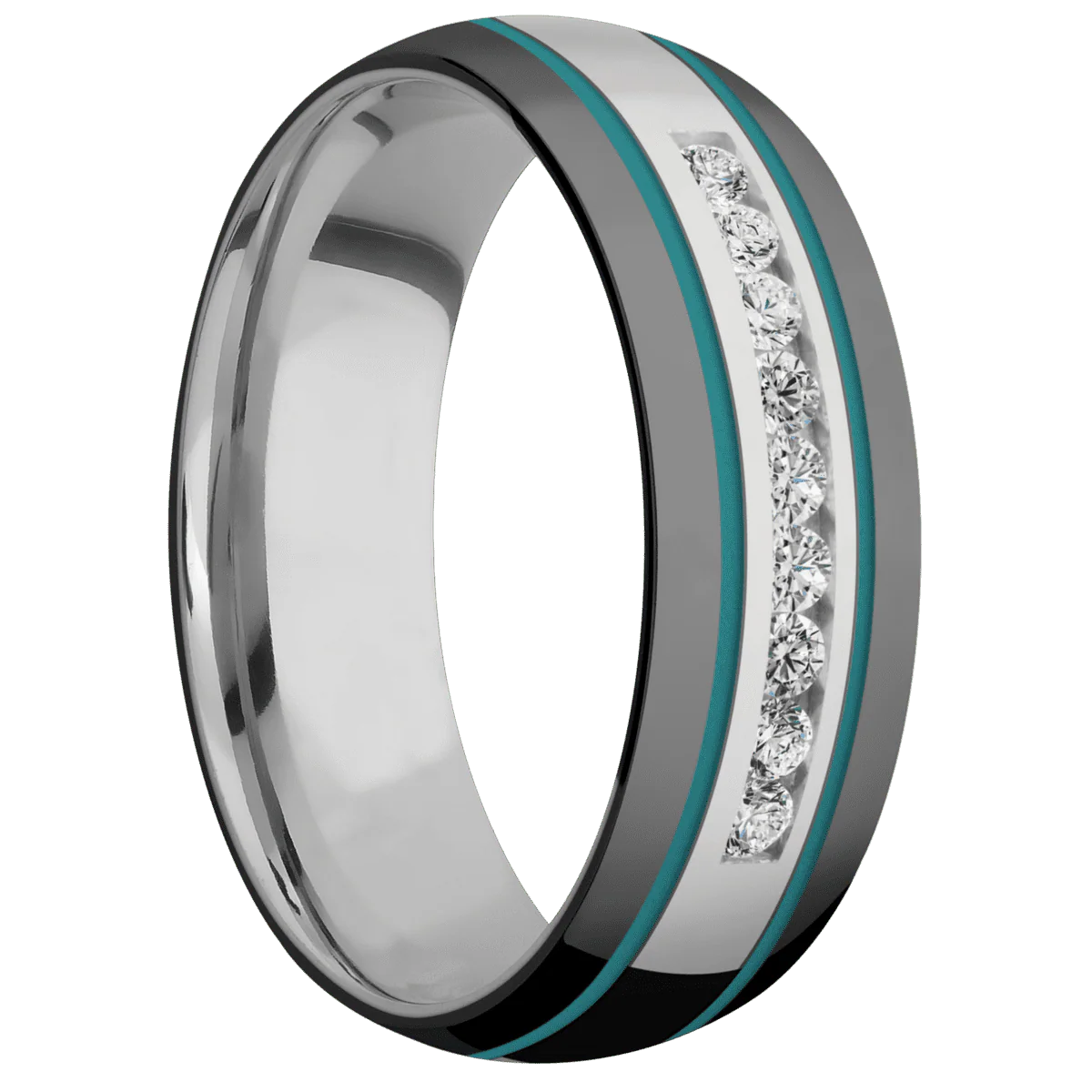 Titanium + Polish Finish