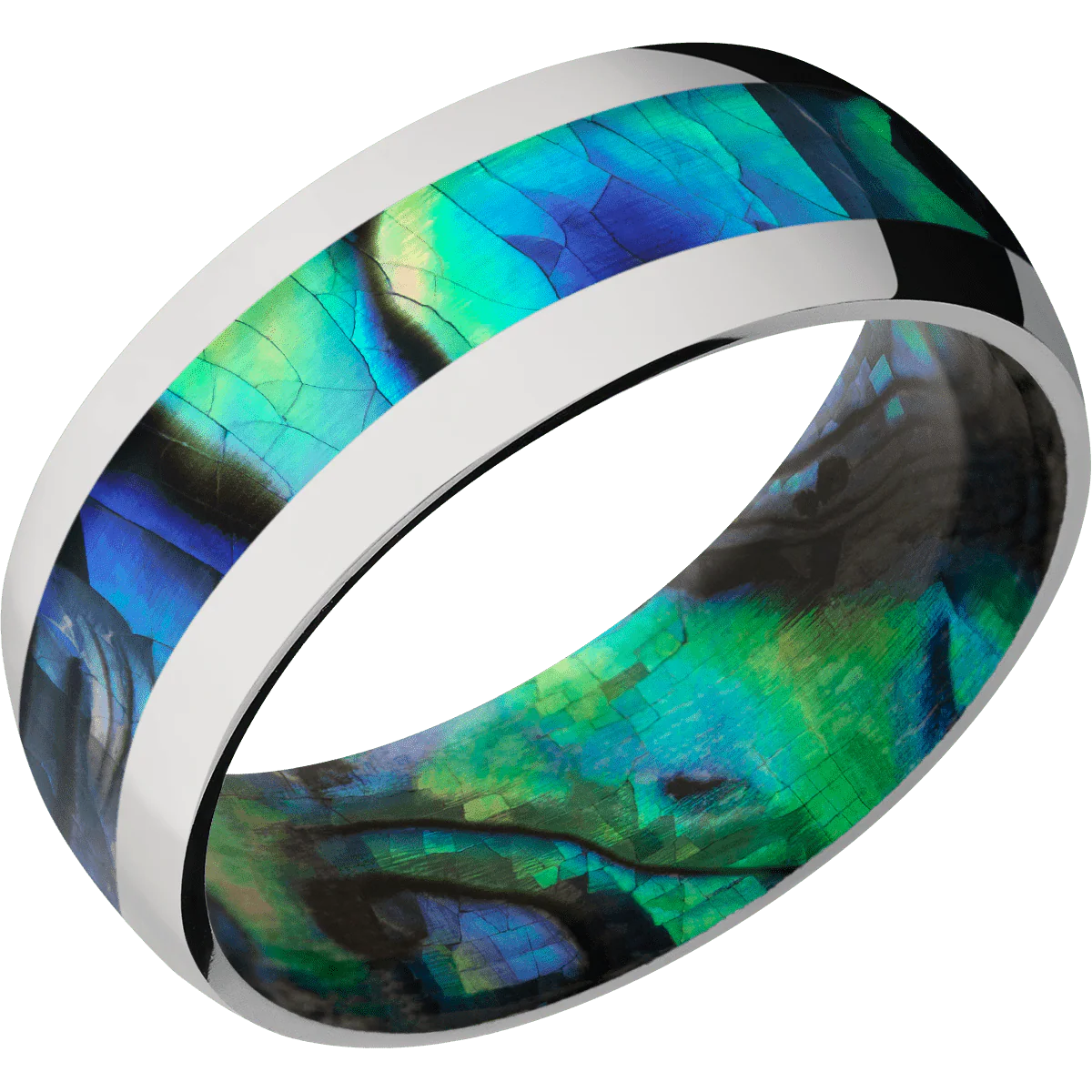 Titanium + Polish Finish + Abalone - Image 2