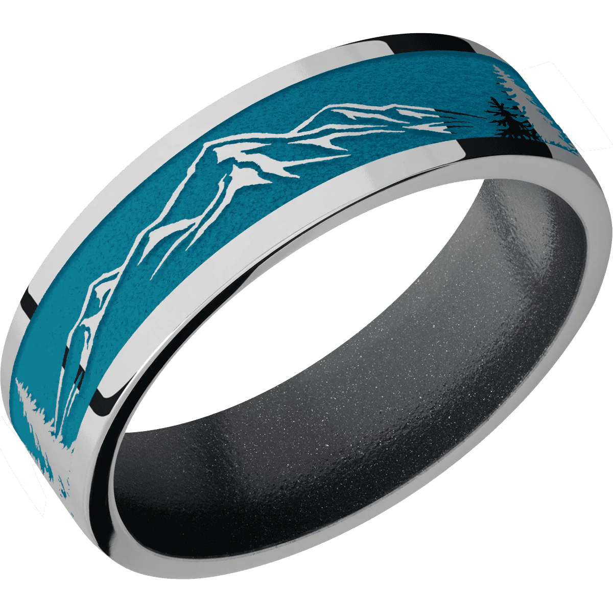 Titanium + Polish Finish + Dark Grey - Image 2