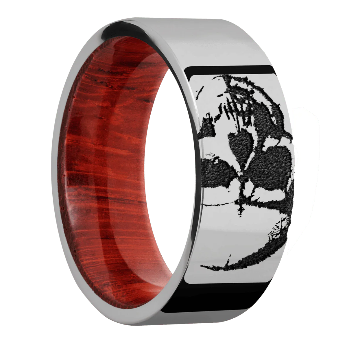 Titanium + Polish Finish + Padauk