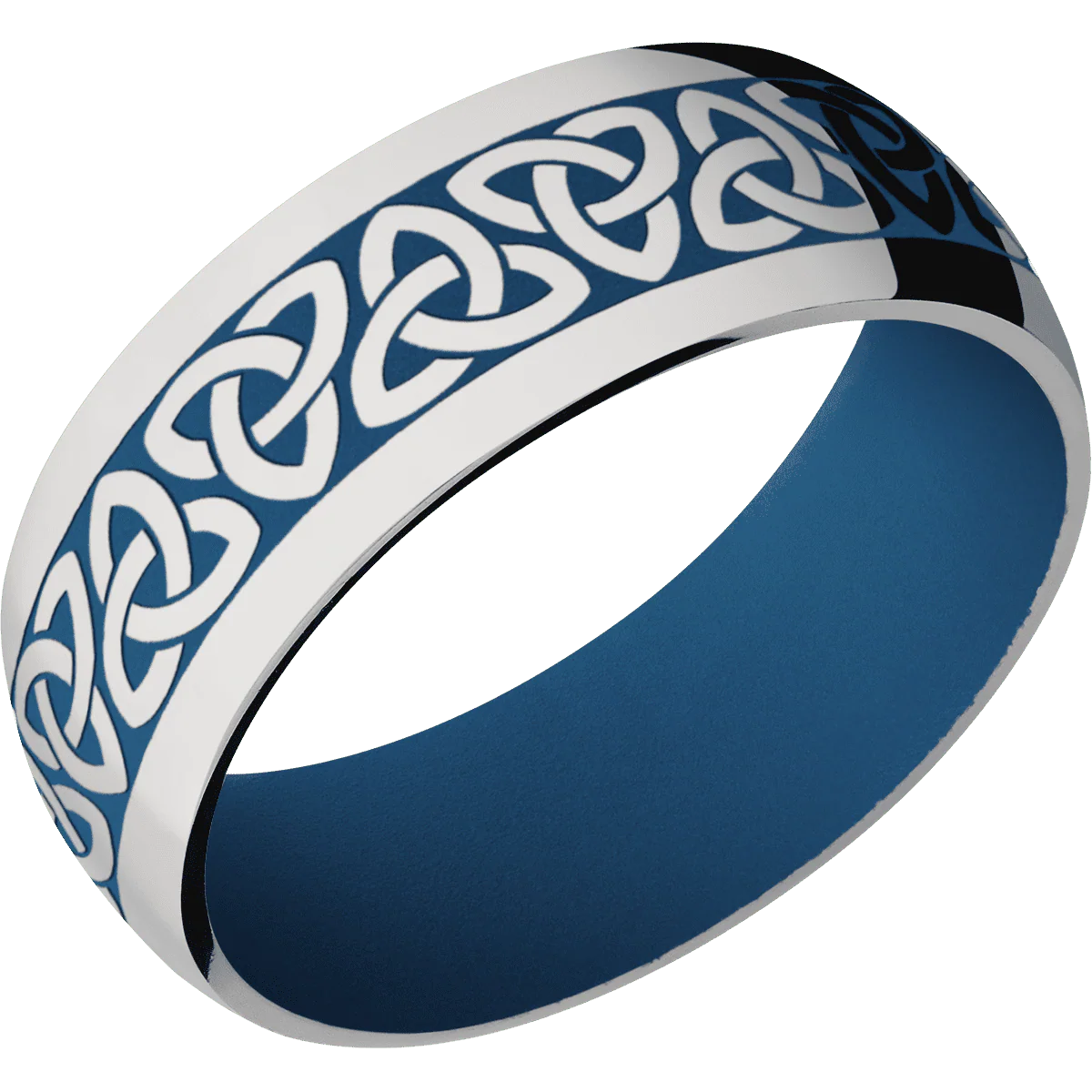Titanium + Polish Finish + Ridgeway Blue - Image 2