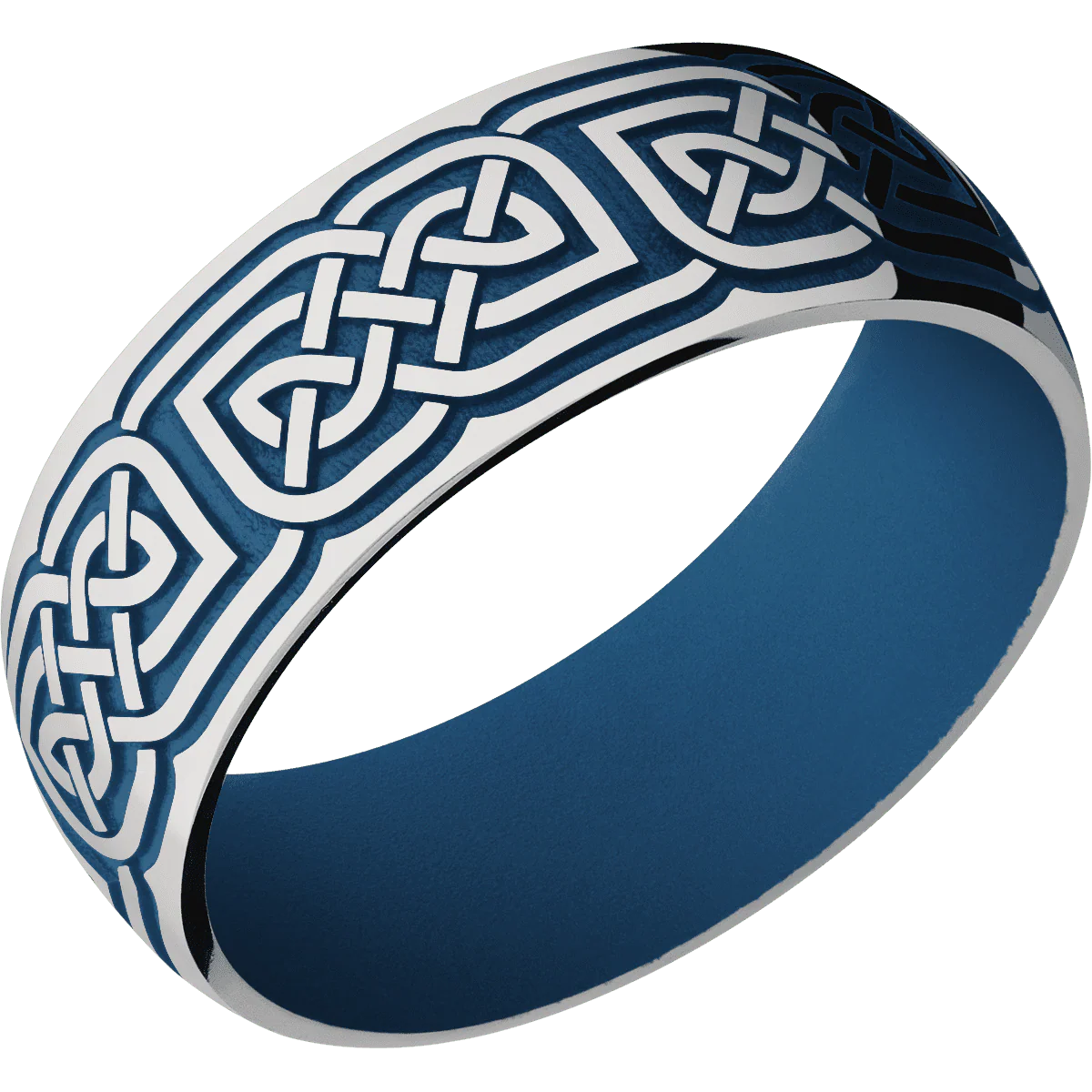 Titanium + Polish Finish + Ridgeway Blue - Image 2