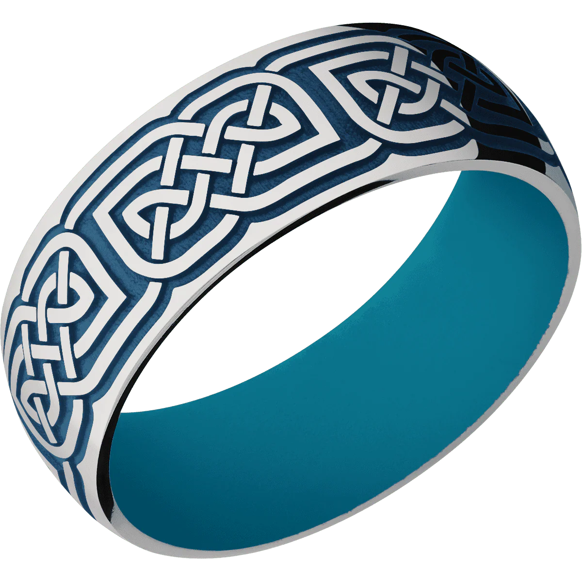 Titanium + Polish Finish + Sea Blue - Image 2