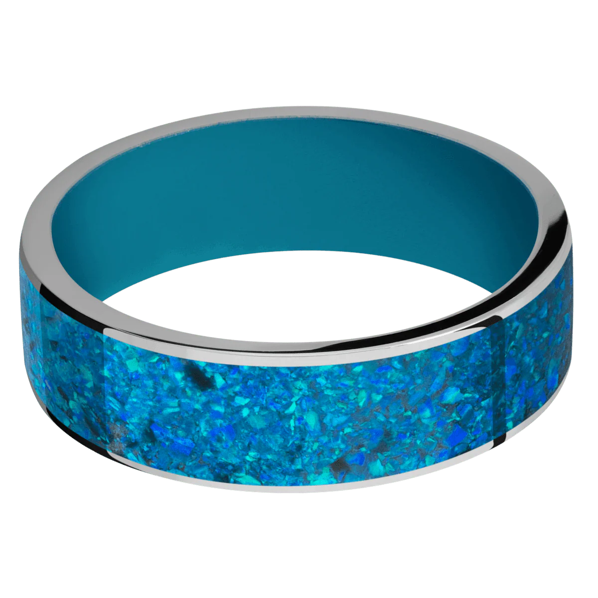 Titanium + Polish Finish + Sea Blue - Image 3