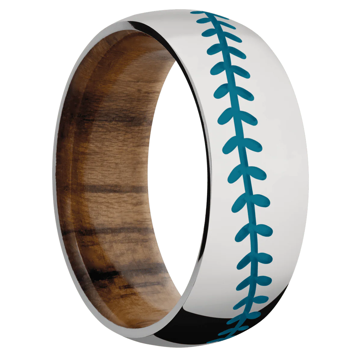 Titanium + Polish Finish + Teak