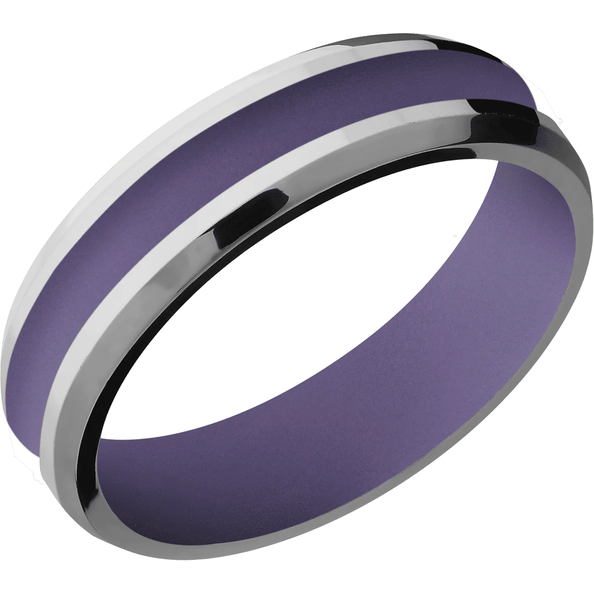 Titanium + Polish , Polish Finish + Bright Purple - Image 2
