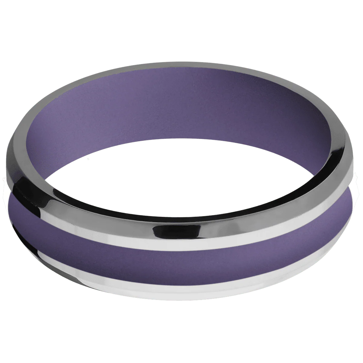 Titanium + Polish , Polish Finish + Bright Purple - Image 3
