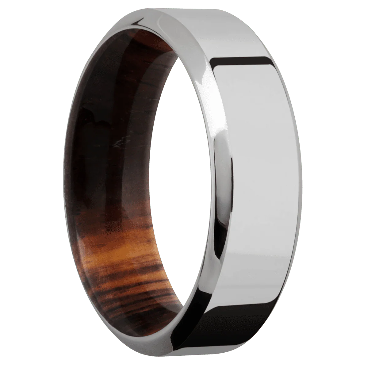 Titanium + Polish , Polish Finish + Cocobolo