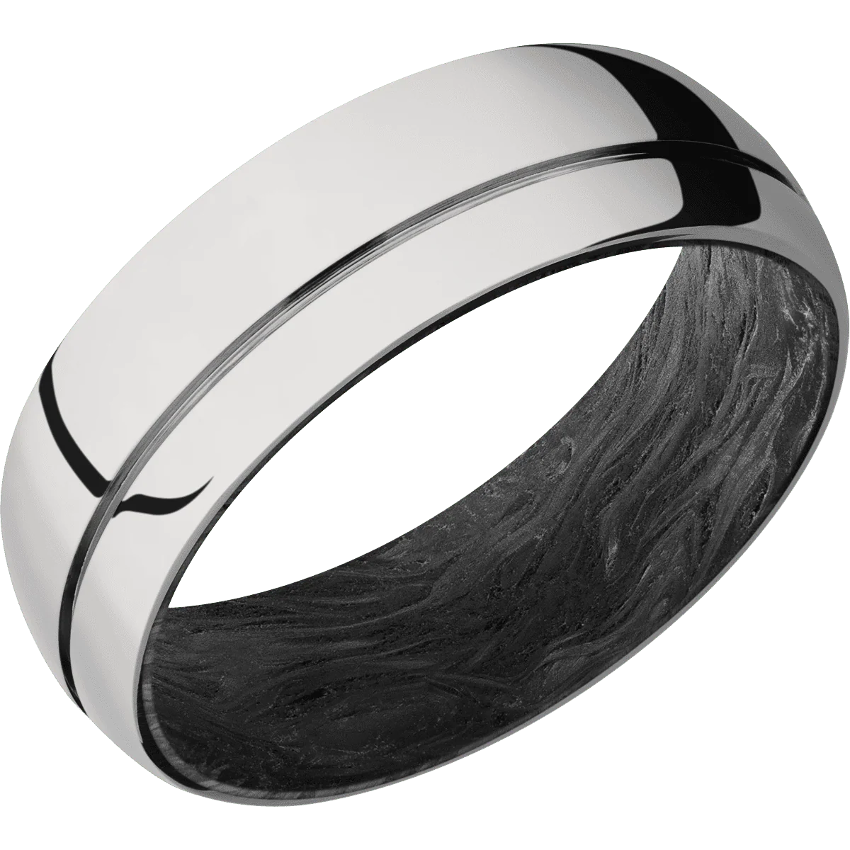 Titanium + Polish , Polish Finish + Forged Carbon Fiber - Image 2