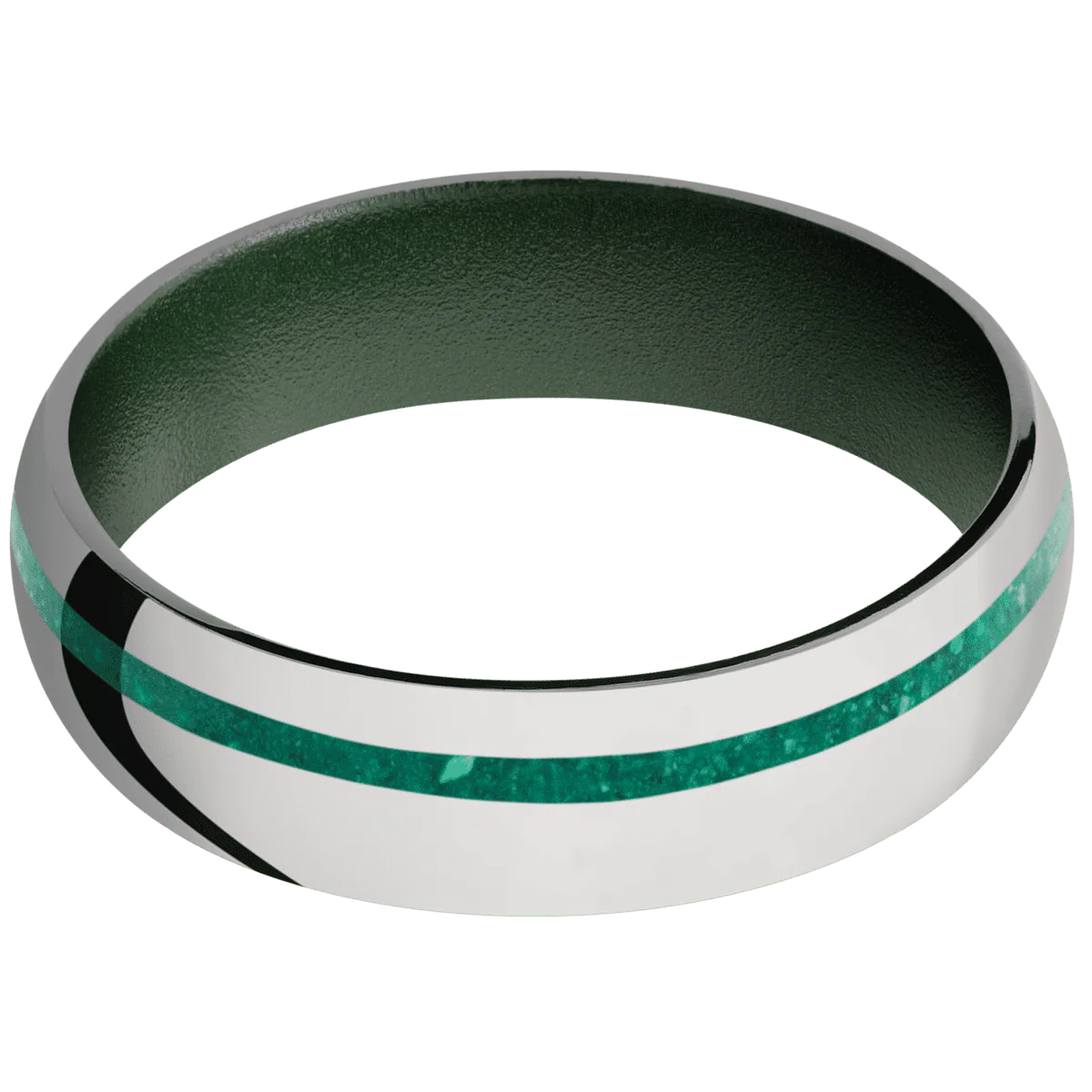 Titanium + Polish , Polish Finish + Highland Green - Image 3
