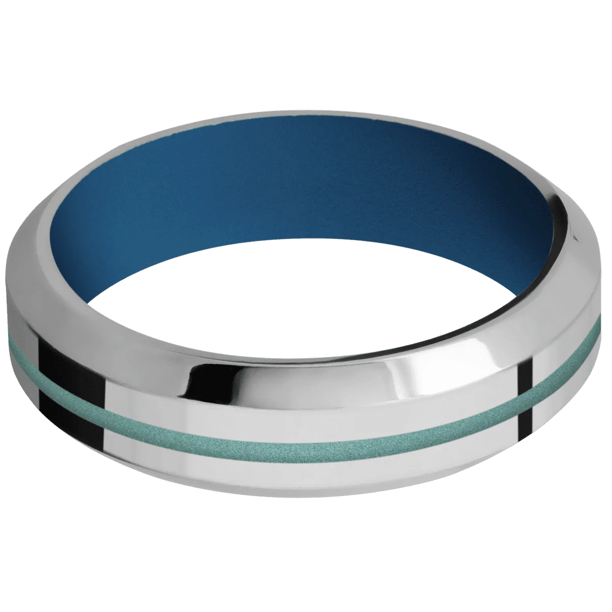Titanium + Polish , Polish Finish + Ridgeway Blue - Image 3