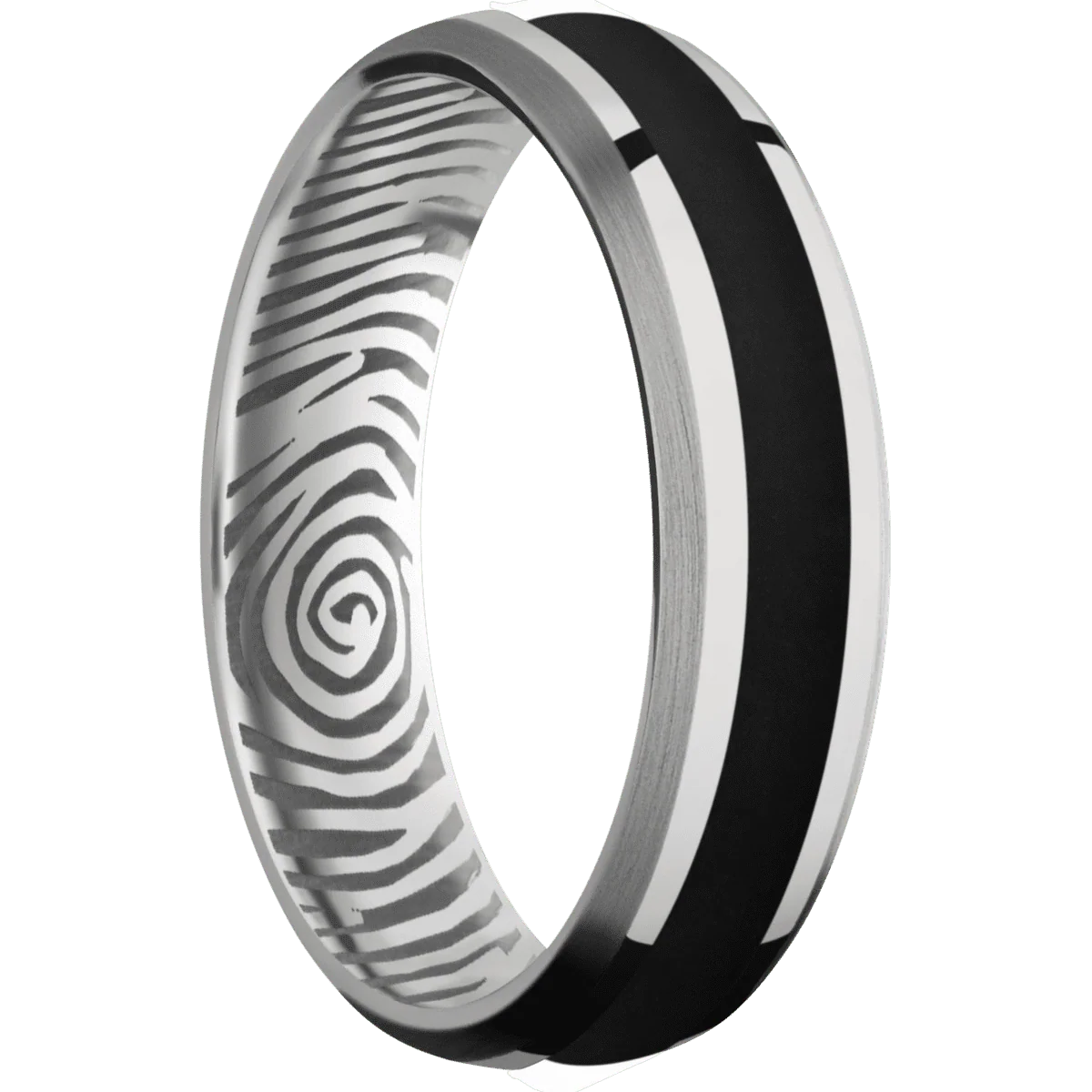 Titanium + Polish , Satin Finish