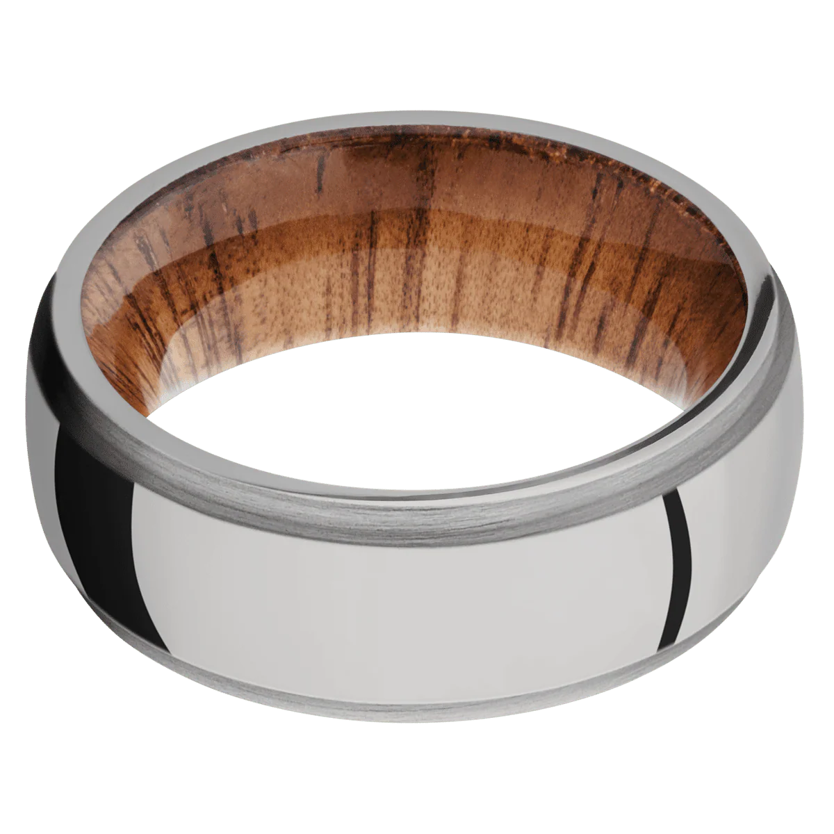 Titanium + Polish , Satin Finish + Koa - Image 3