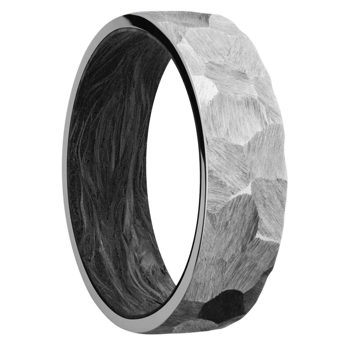 Titanium + Rock Finish + Forged Carbon Fiber