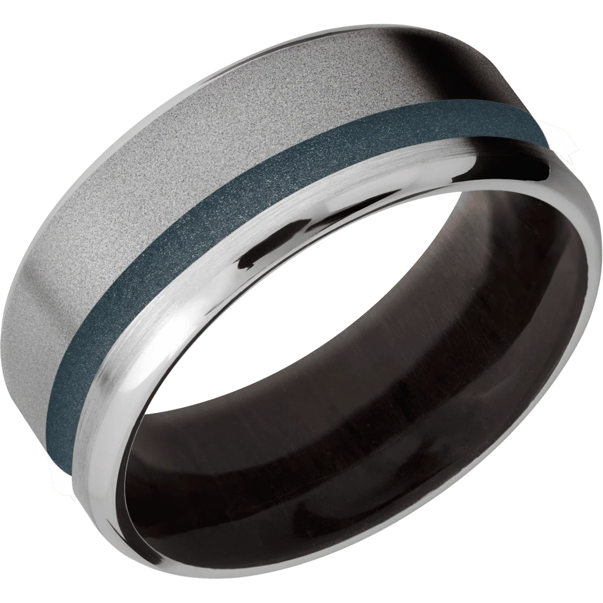 Titanium + Sand , Polish Finish + Madagascar Rose Wood - Image 2