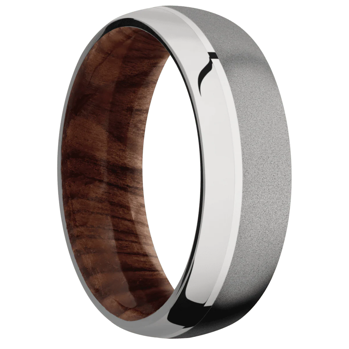 Titanium + Sand , Polish Finish + Sequoia