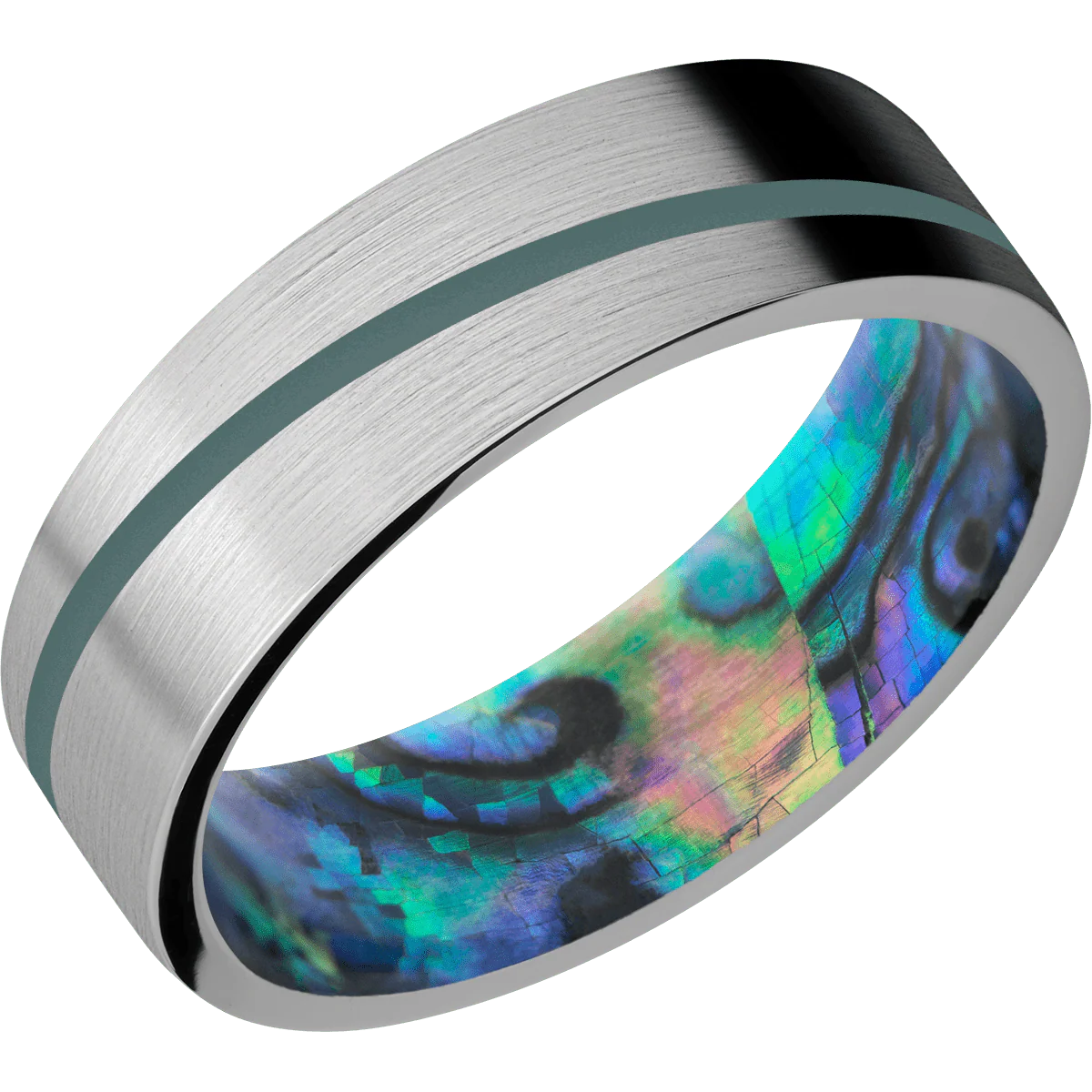 Titanium + Satin Finish + Abalone - Image 2