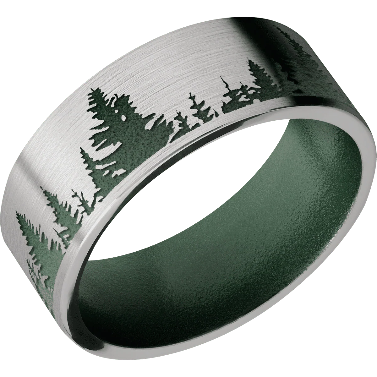 Titanium + Satin Finish + Eastern Green - Image 2
