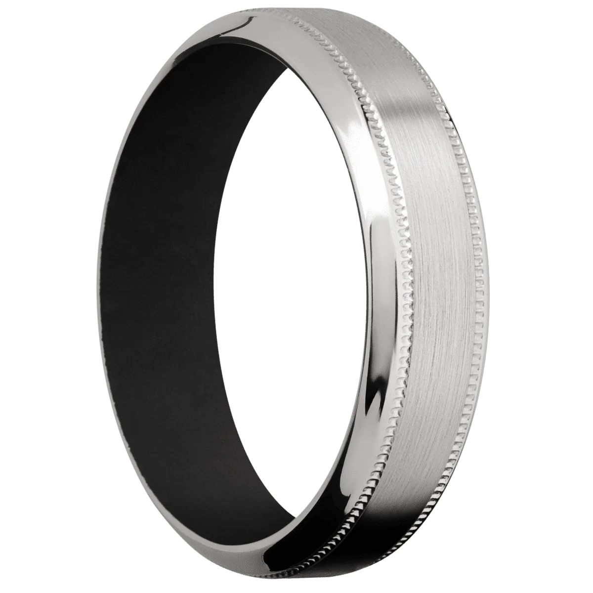 Titanium + Satin , Polish Finish + Black