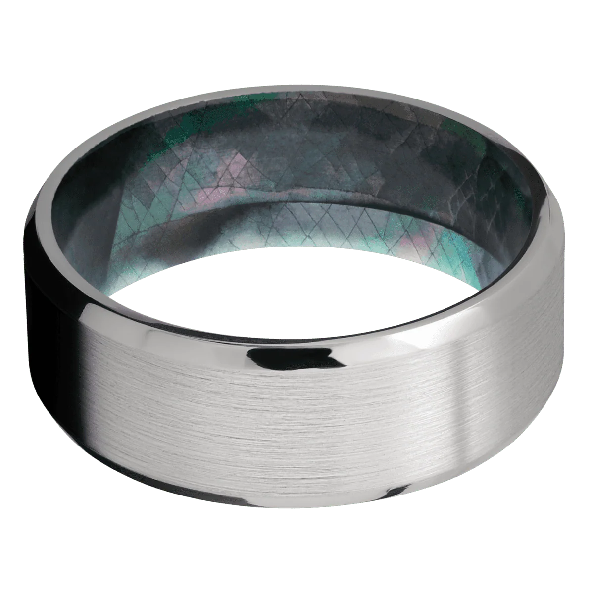 Titanium + Satin , Polish Finish + Black Mother of Pearl - Image 3