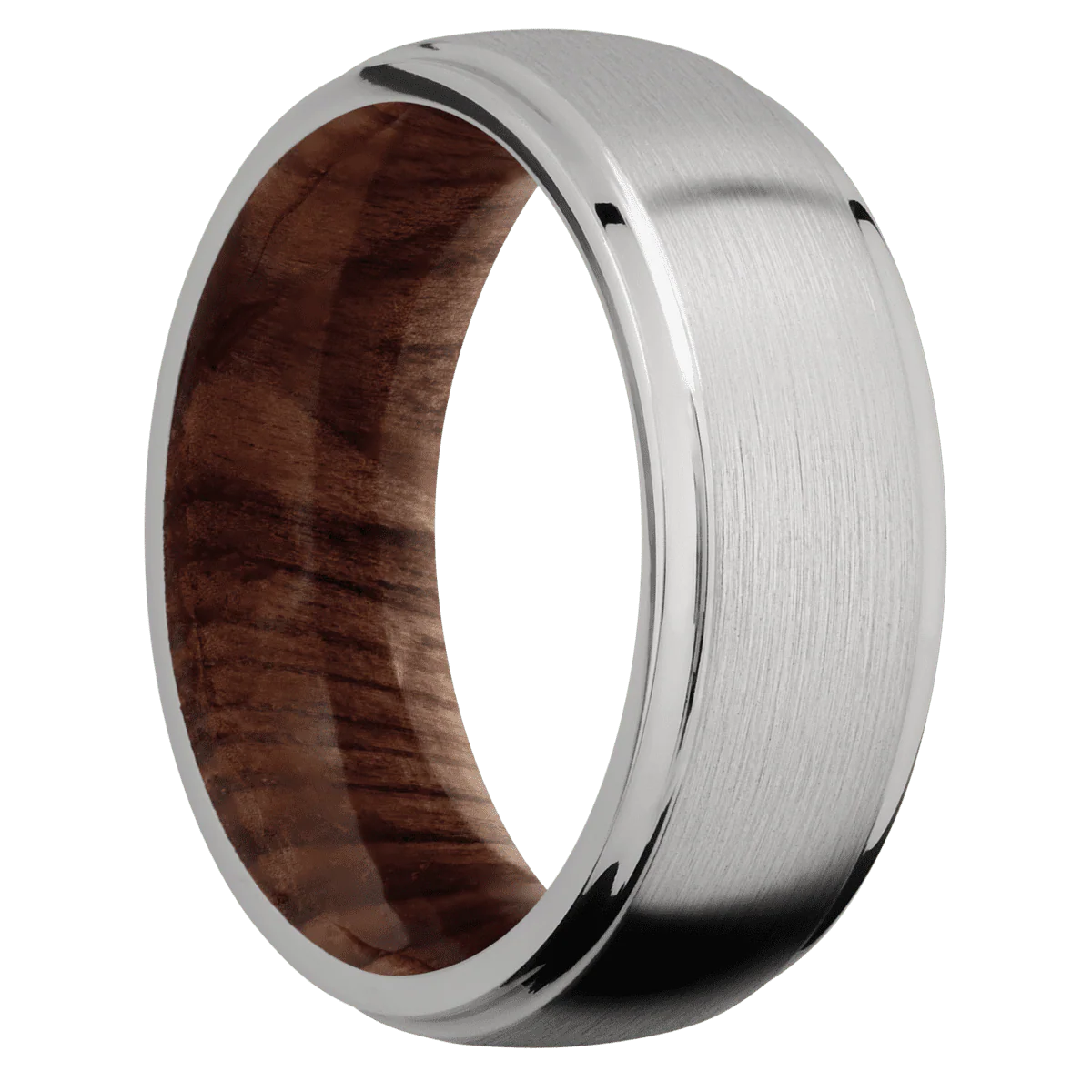Titanium + Satin , Polish Finish + Sequoia