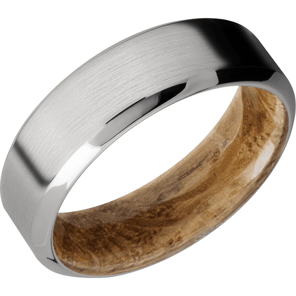 Titanium + Satin , Polish Finish + Whiskey Barrel - Image 2