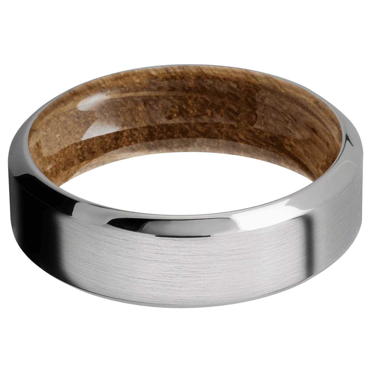 Titanium + Satin , Polish Finish + Whiskey Barrel - Image 3