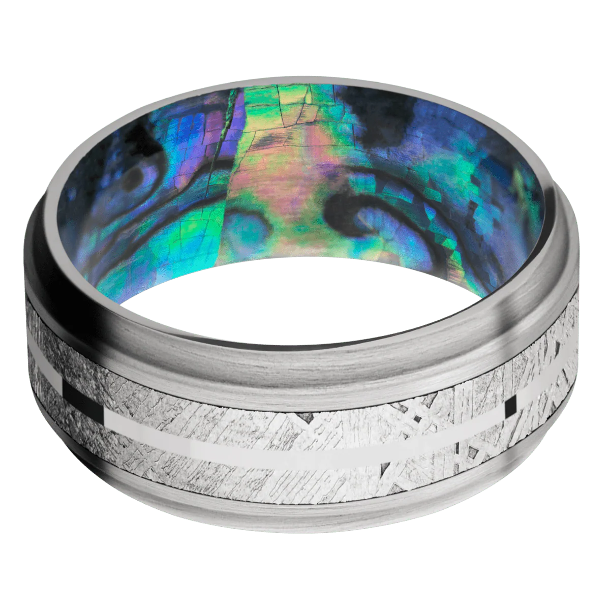Titanium + Satin , Satin Finish + Abalone - Image 3