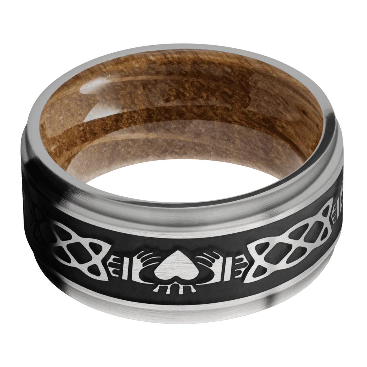 Titanium + Satin , Satin Finish + Whiskey Barrel - Image 3