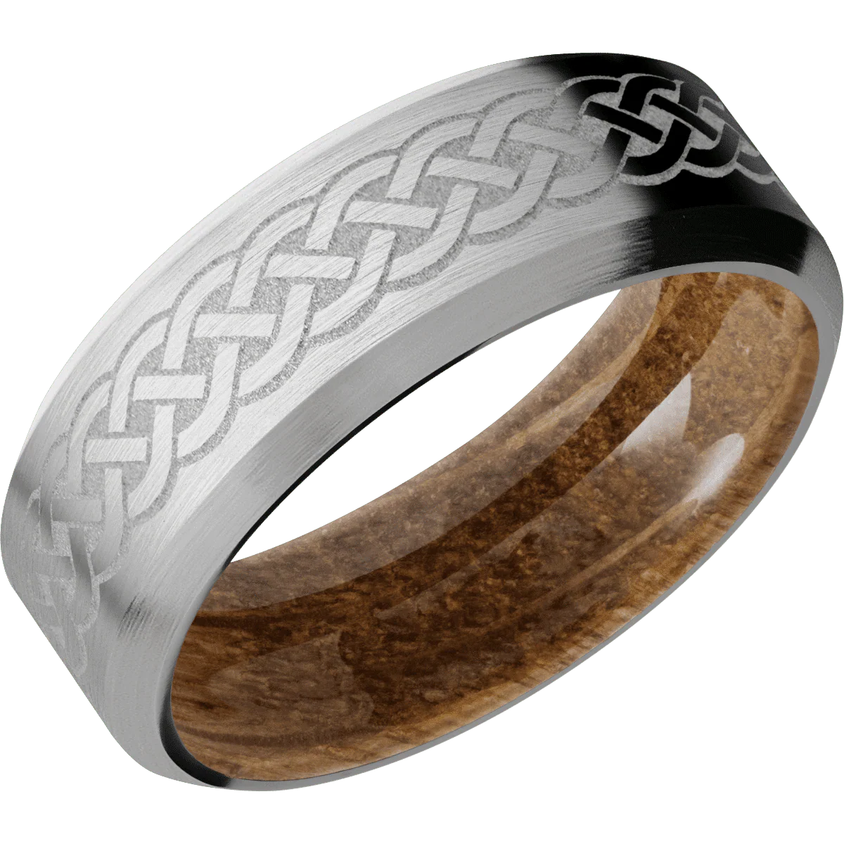 Titanium + Satin , Satin Finish + Whiskey Barrel - Image 2