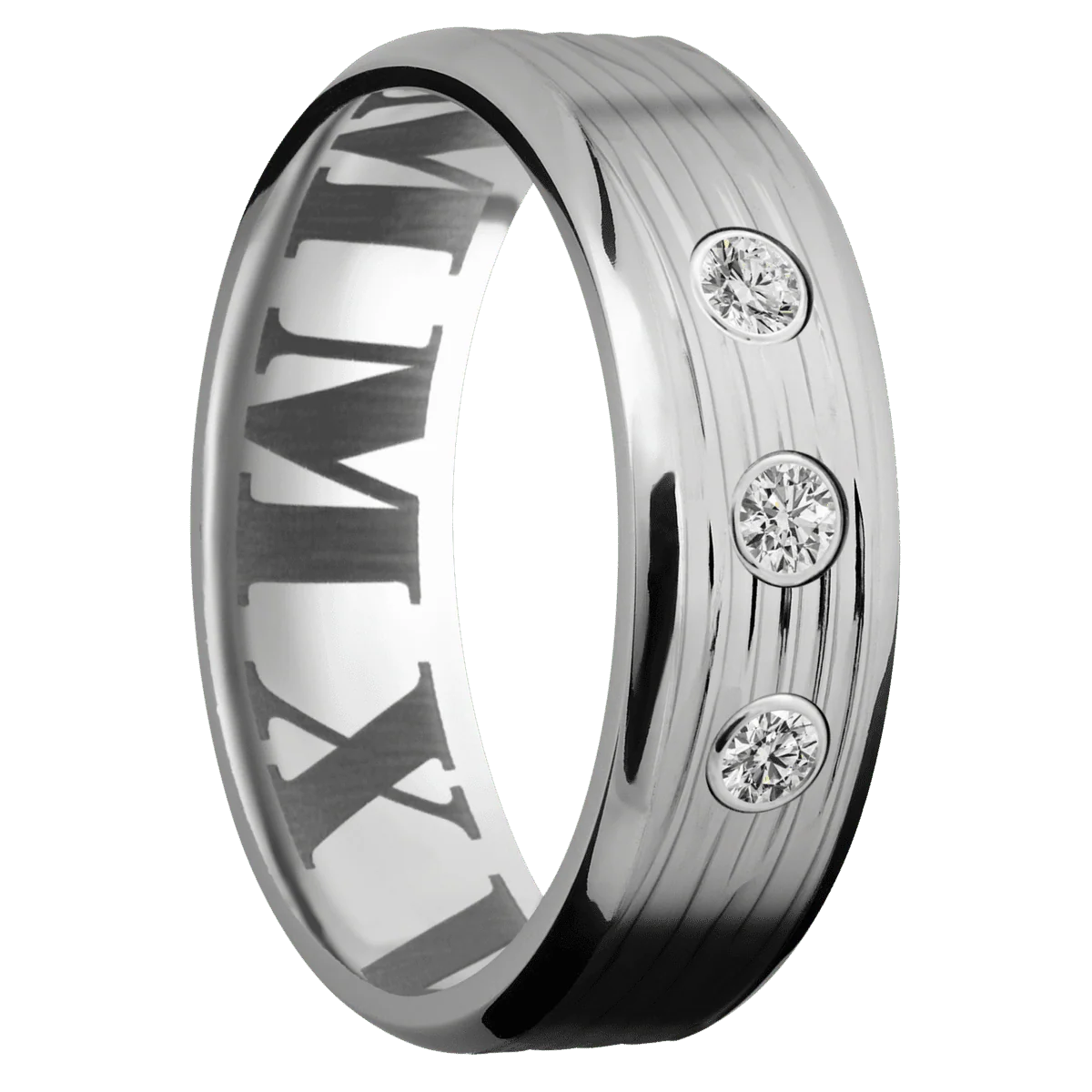 Titanium + Treebark3 , Polish Finish