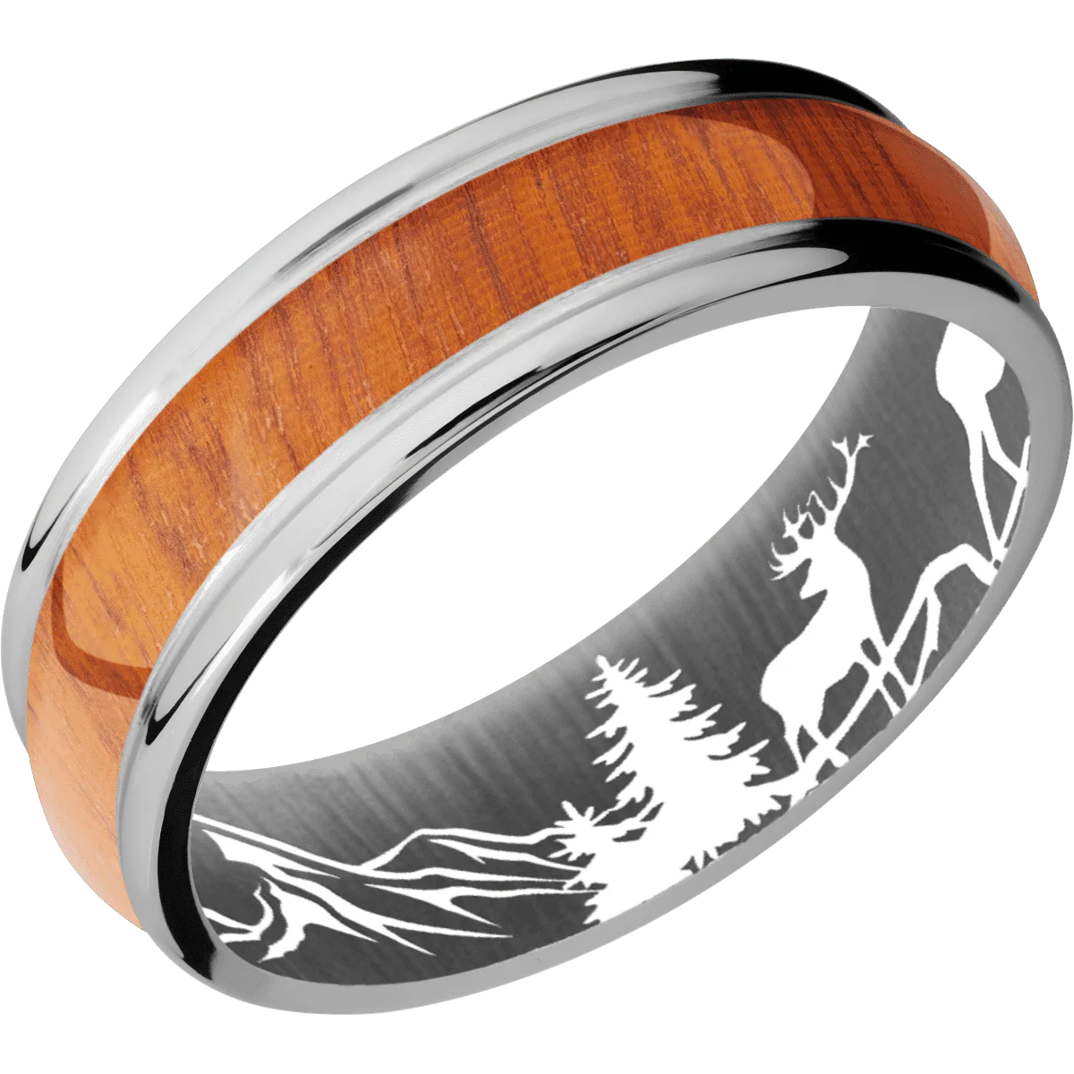 Titanium + Treebarkh , Polish Finish + Bright Nickel - Image 2