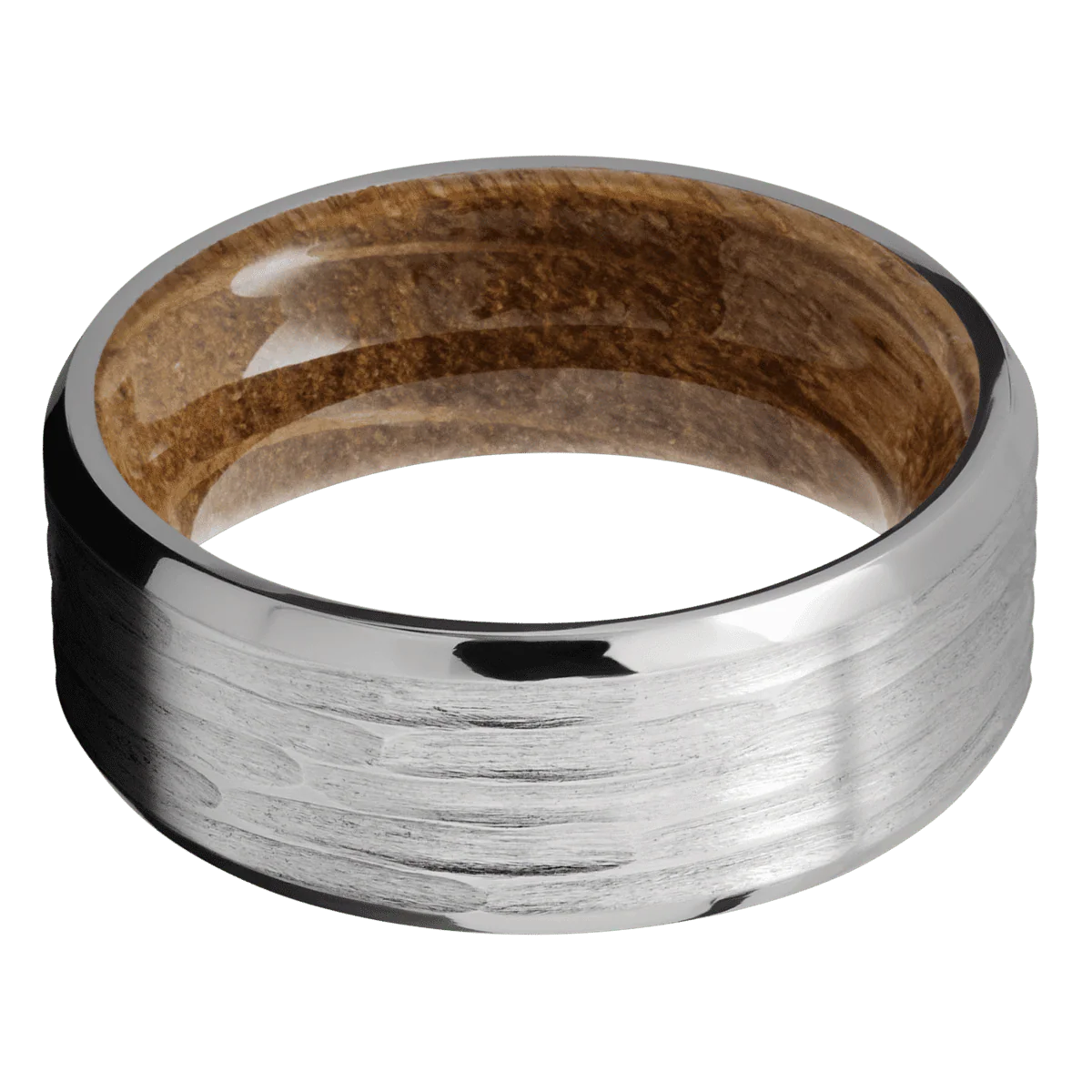 Titanium + Treebarkh , Polish Finish + Whiskey Barrel - Image 3
