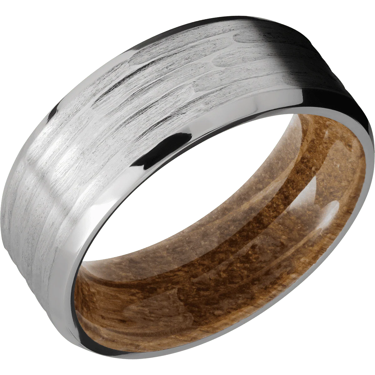Titanium + Treebarkh , Polish Finish + Whiskey Barrel - Image 2