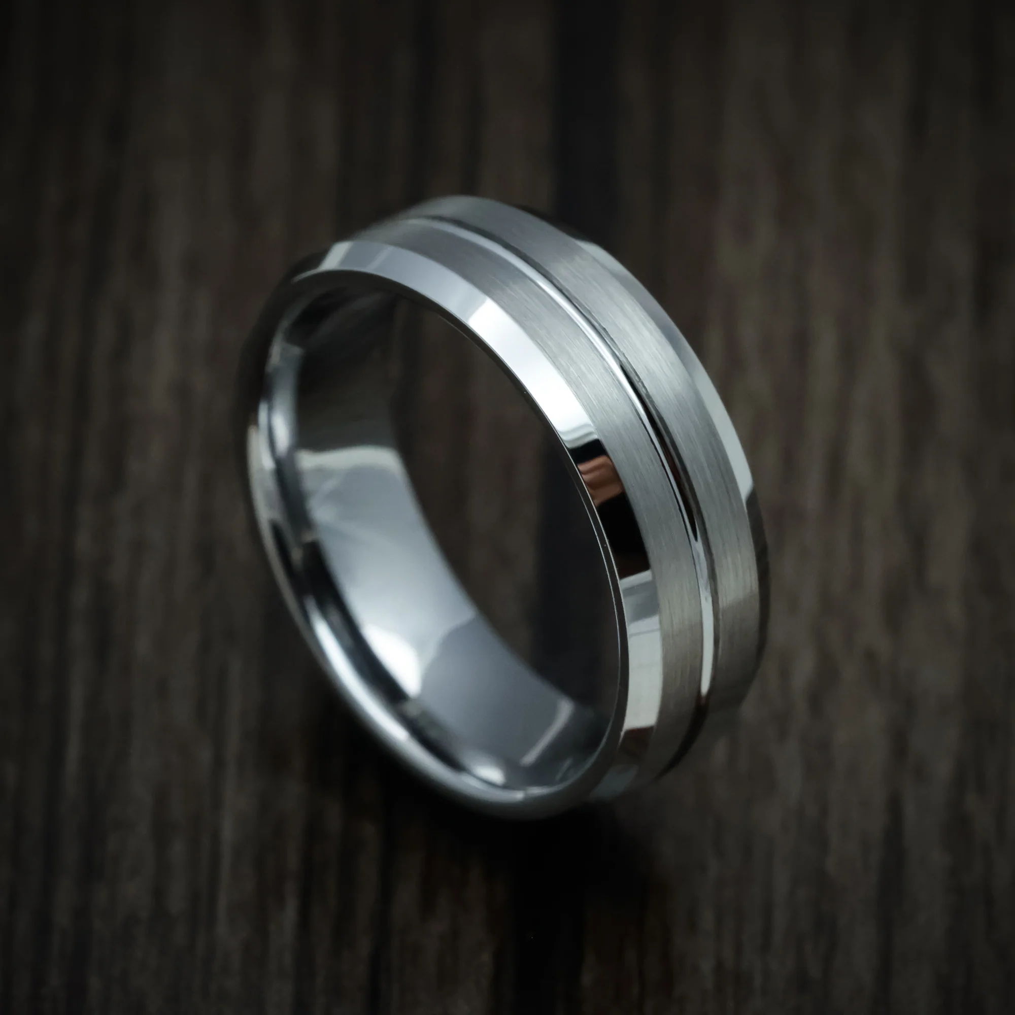 Tungsten Starter Band Men's Ring - Ready to Ship - Image 4