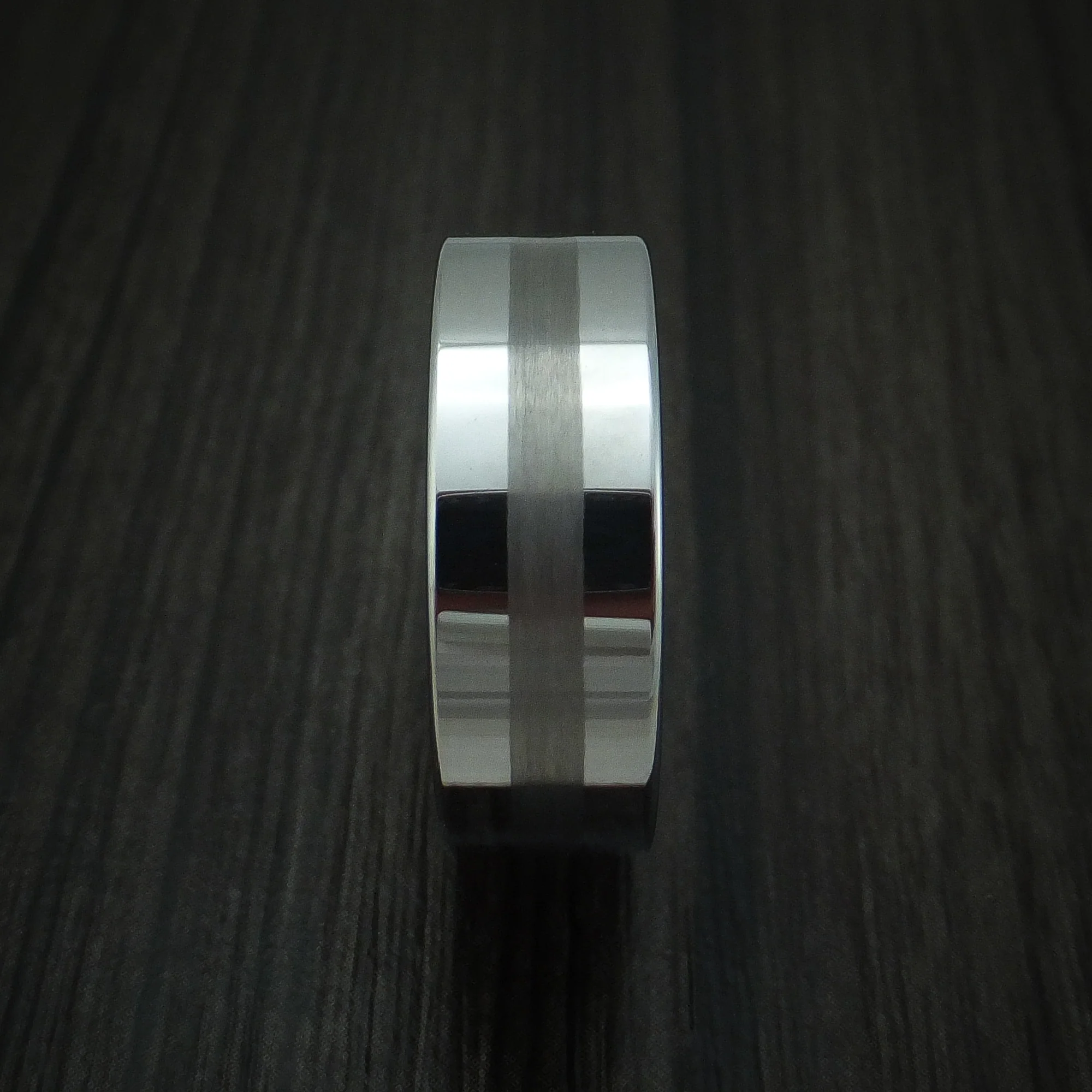 Tungsten Band Men's Ring - Image 3